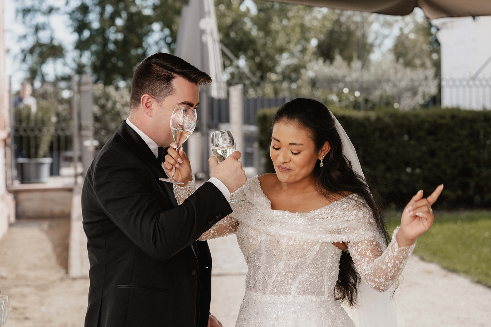 Hochzeitsempfang in einem Schloss im Rhein-Main Gebiet